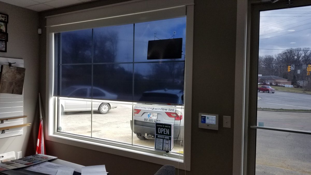 Halcyon Shades Installed by Bloomington Window Tint