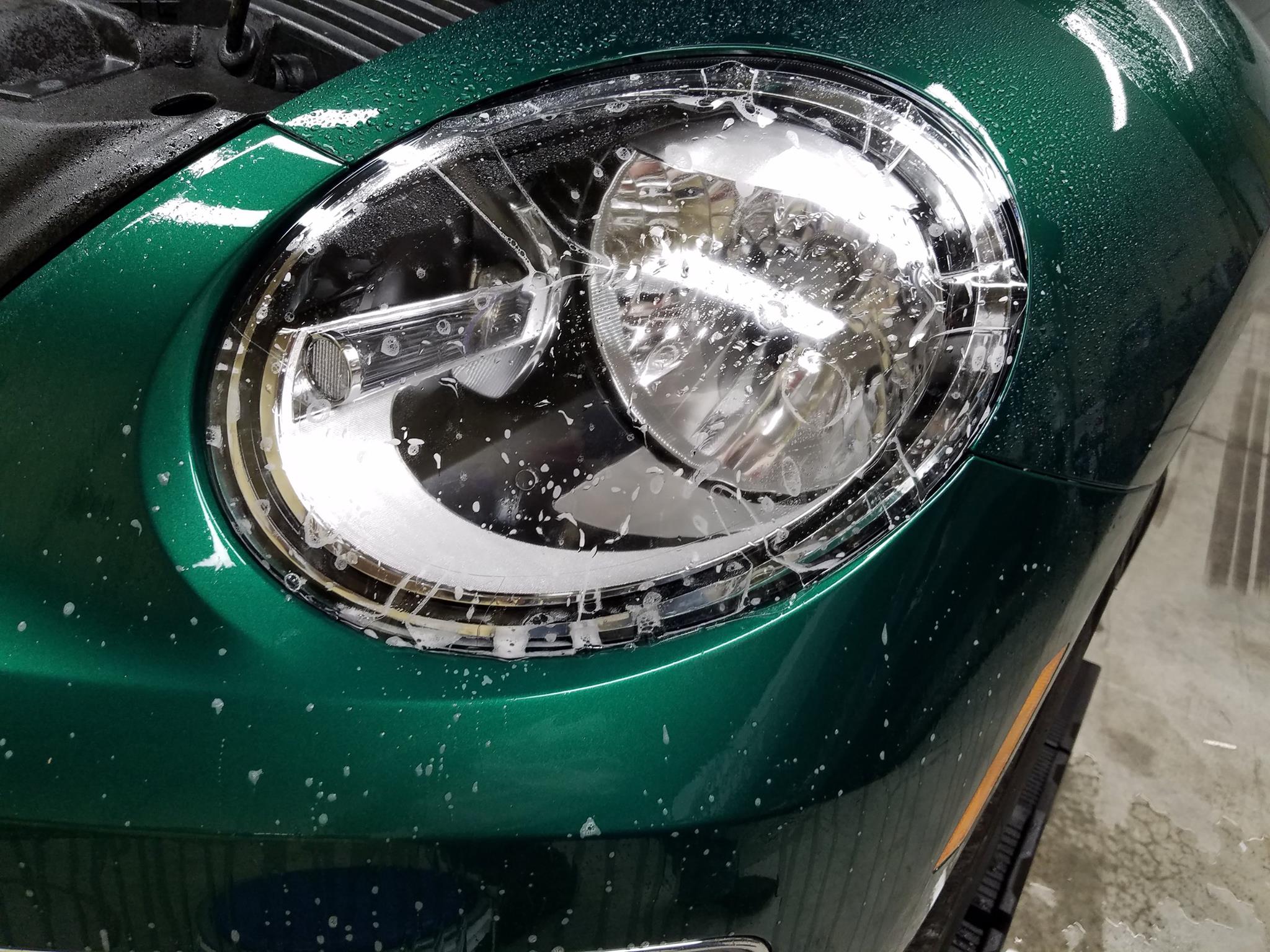 Paint Protection Film on VW Beetle - Installed by Bloomington Window Tint